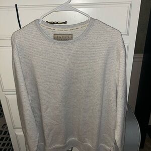 Jachs Gray Crewneck Sweater Simple Design